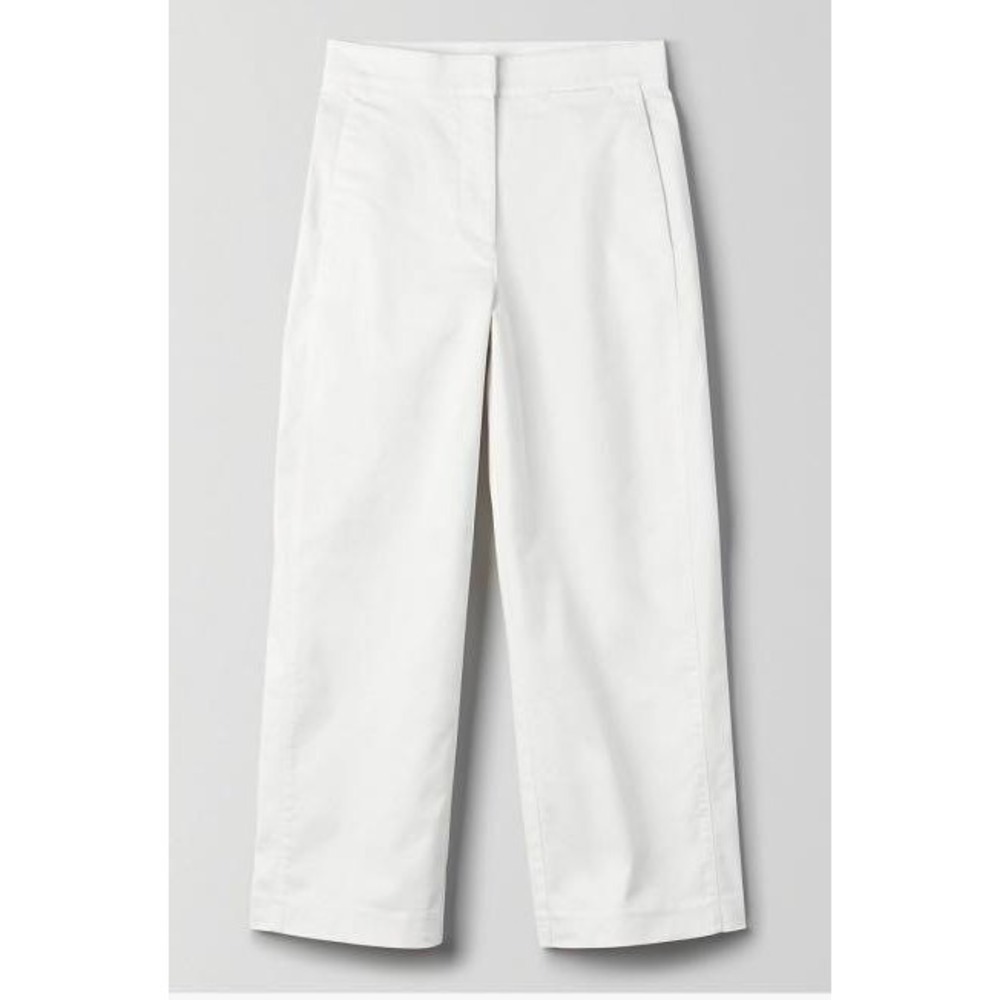 Aritzia The Group Babaton Agency White Dress Pants Cotton Size 4